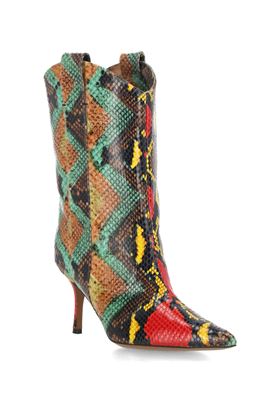 90mm pithon-print boots THE SADDLER | TS1013SPECIAL PYTHON PRINT